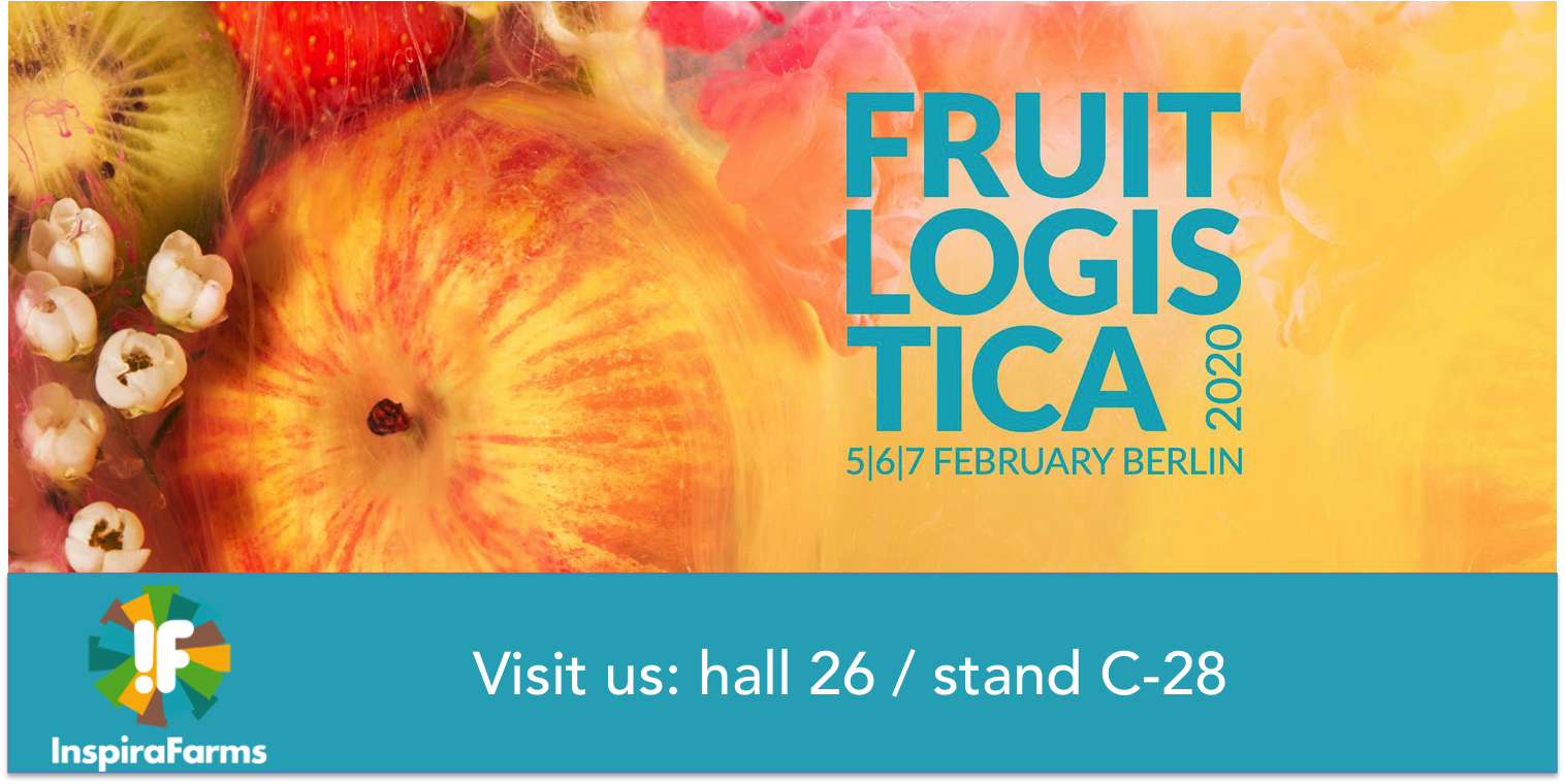 InspiraFarms participating at Fruit Logistica 2020, look for our booth