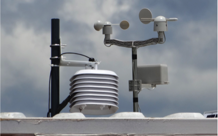 Weather station for efficient post harvest cooling