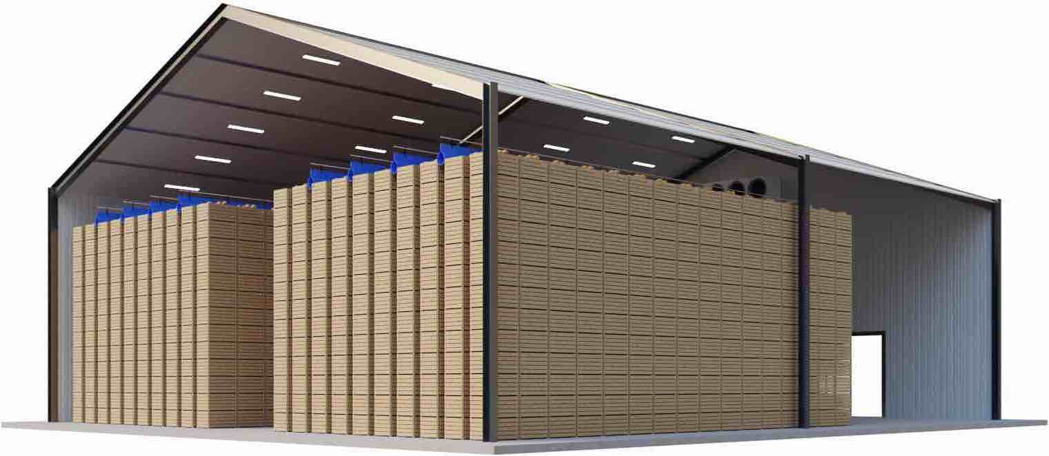 InspiraFarms Cooling LONGTERM refrigerated STORAGE