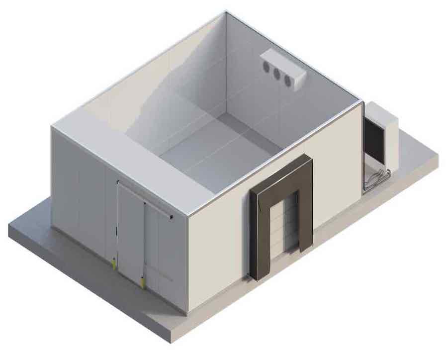 InspiraFarms modular cold rooms - poli range