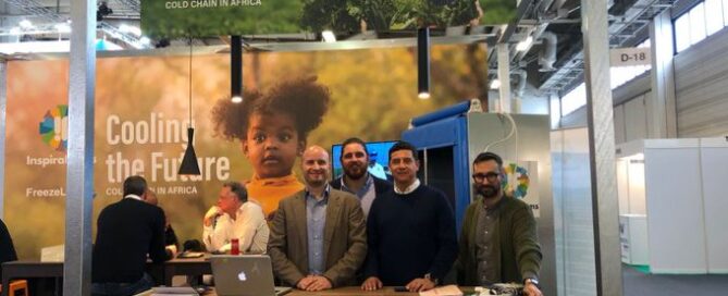 InspiraFarms Cooling stand at Macfrut, IFTEX, Avocado Africa 2023